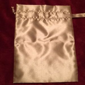 New gold satin bags
